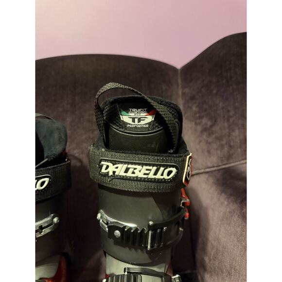 Dalbello DS MX 75 Men\'s Ski Boots, Size 26.5/US 8-9 Black/Red (D2113001) Italy